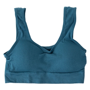 レディース リブ生地 マイティブラ ダークブルー