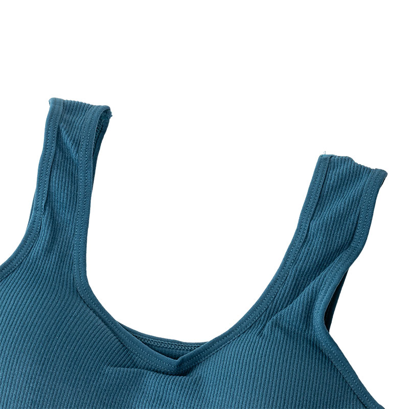 レディース リブ生地 マイティブラ ダークブルー
