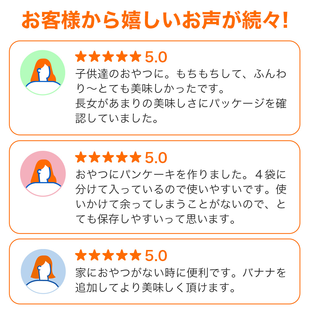 ホットケーキミックス 600g(150g×4袋)