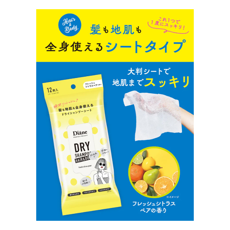 ダイアンパーフェクトビューティー ドライシャンプーシート ヘア