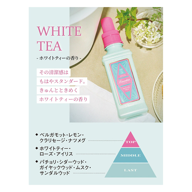 ランドリン 柔軟剤 ホワイトティーの香り 詰替 大容量 1300ml