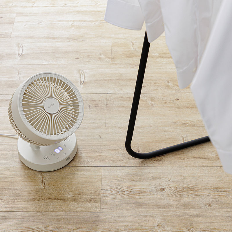 衣類乾燥360°DCサーキュレーター PUREAIR DRY DC アイボリー QS505IV