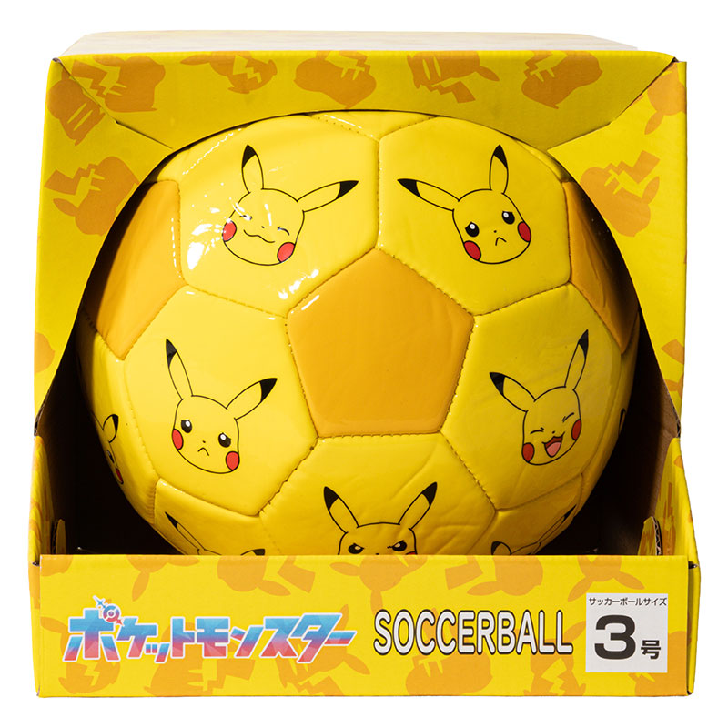 サッカーボール ピカチュウ総柄 3号球
