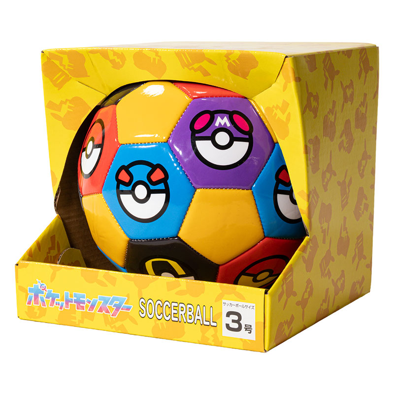 サッカーボール モンスターボール総柄 3号球