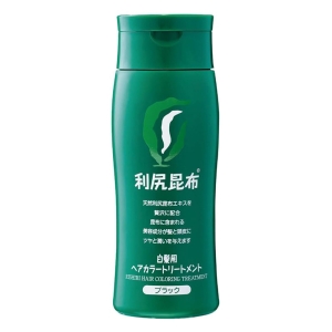 利尻ヘアカラートリートメント 白髪用 ブラック 200g