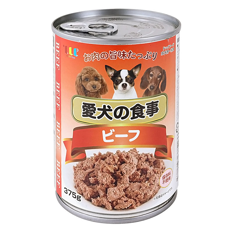 愛犬の食事 ビーフ 375g