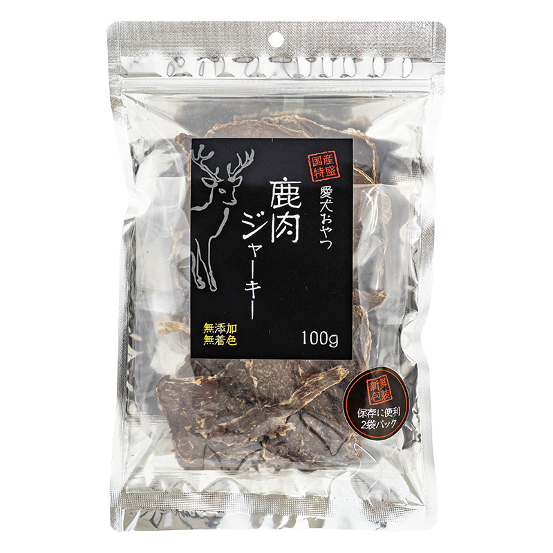 国産特盛愛犬おやつ 鹿肉ジャーキー 100g