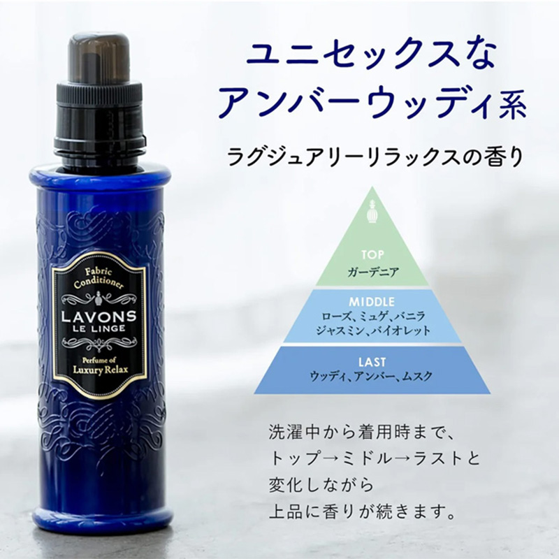 ラボン柔軟剤 ラグジュアリーリラックス 詰替3倍 1440ml ｜ ミスター