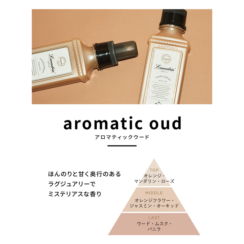 ランドリン 柔軟剤 詰替え3倍  アロマティックウード 1440ml