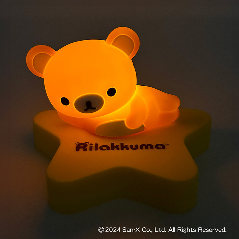 【お取り寄せ商品】デスクトップライト リラックマ Qi対応ワイヤレス充電器付き
