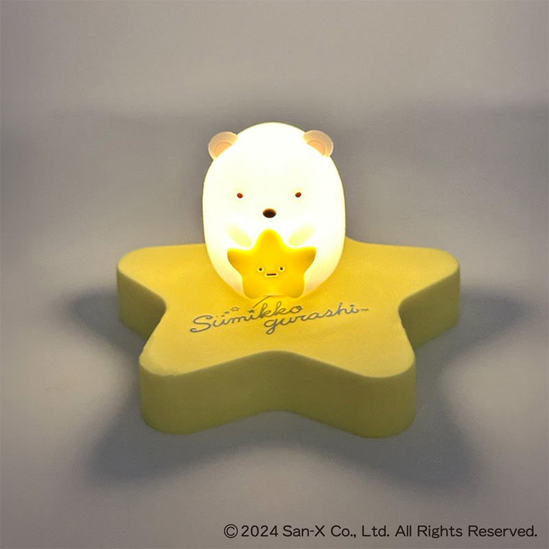 【お取り寄せ商品】デスクトップライト すみっコぐらし「しろくま」 Qi対応ワイヤレス充電器付き