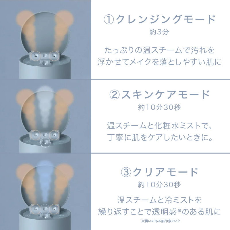 【お取り寄せ商品】ピュア ブライト スチーマー SAL22207-SL