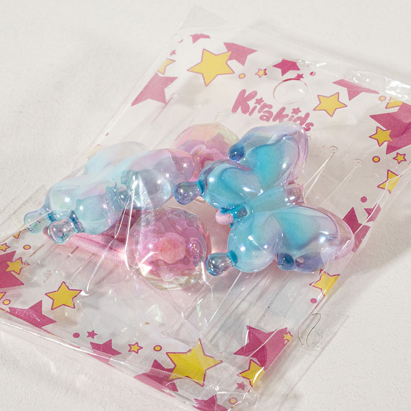 キッズ ヘアゴム ピンク 2個入 DZH25-036