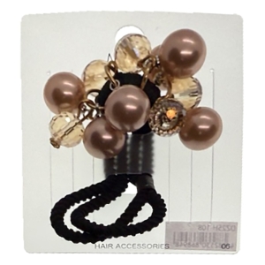 ヘアゴム DZH25-108 ゴールドパール