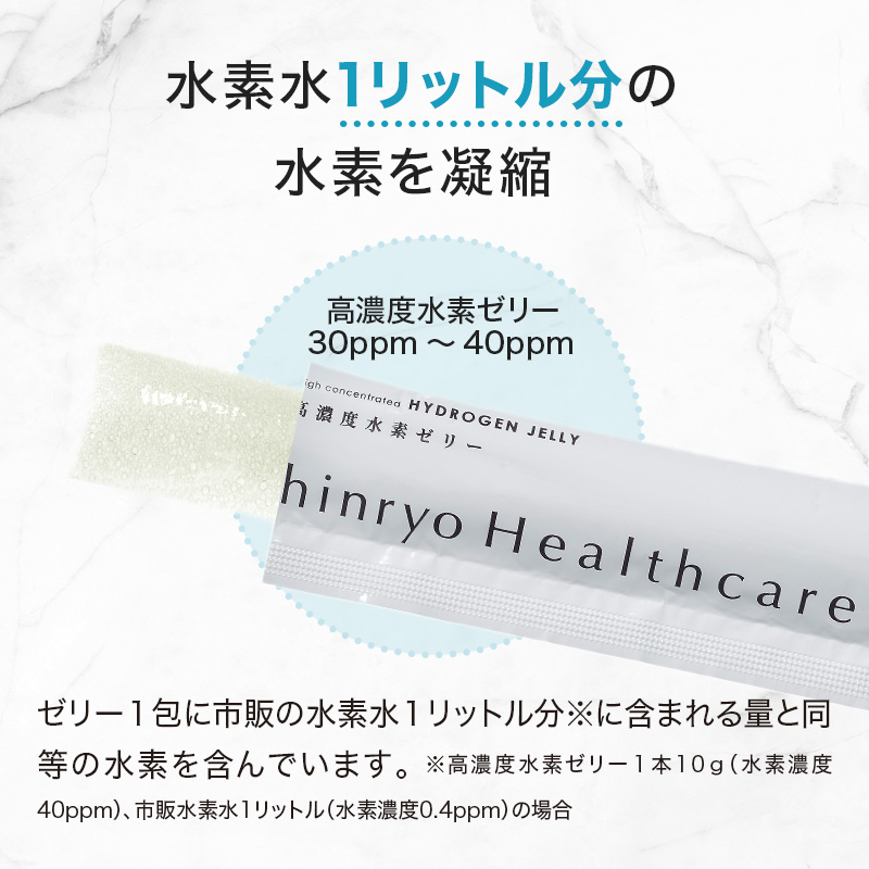 高濃度水素ゼリーVitaminC&VitaminD レモン風味 10g×31本入り【機能性表示食品】