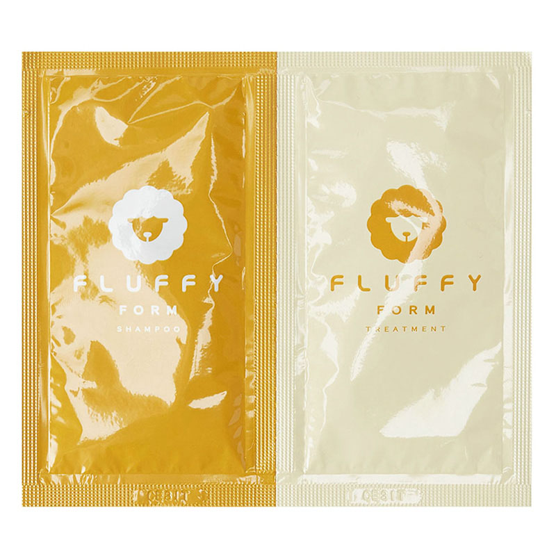 FLUFFY FORM ケラチン配合 シャンプー&トリートメント モイスト 10ml×2