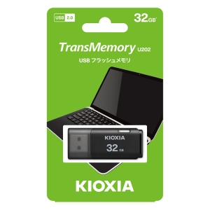 TransMemory U202 USBフラッシュメモリ 32GB ブラック