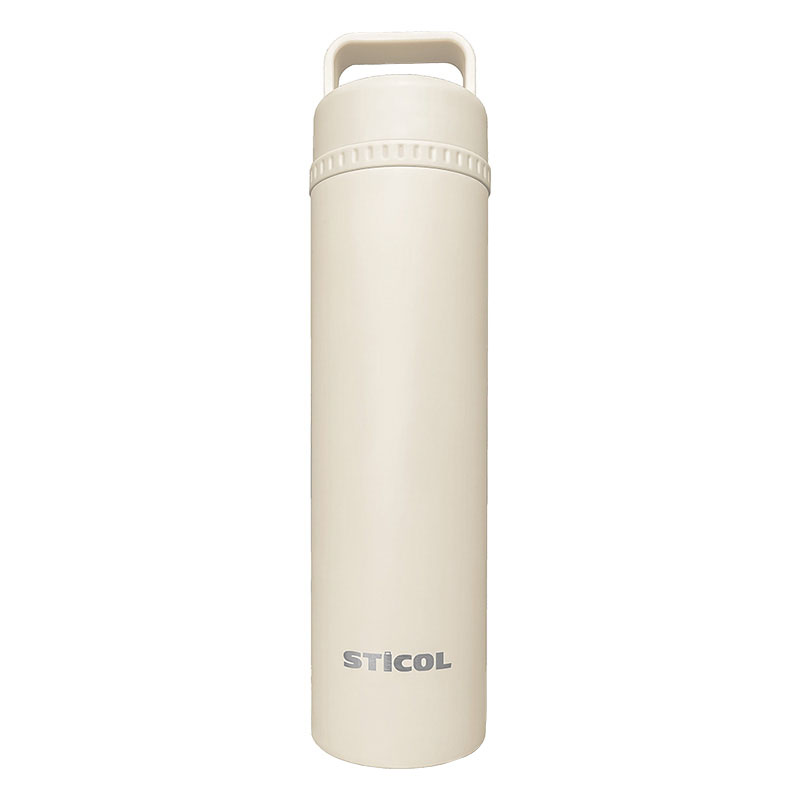 保冷スティック付ステンレスボトル 200ml バニラホワイト