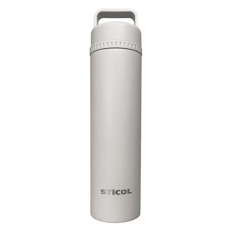 保冷スティック付ステンレスボトル 200ml ストーングレー