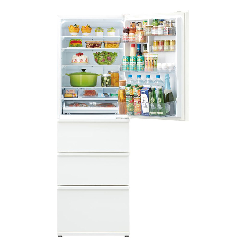 458L 冷凍冷蔵庫 AQR-46N2 ミルク ｜ ミスターマックスオンラインストア