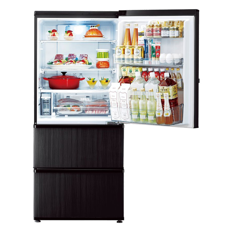 冷凍冷蔵庫 272L AQR-SV27P ウッドブラック ｜ ミスターマックス 