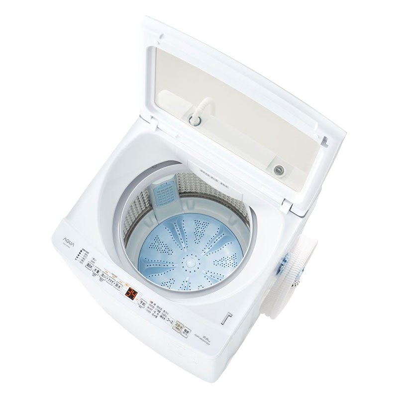 9kg インバーター全自動洗濯機  AQW-V9R ホワイト