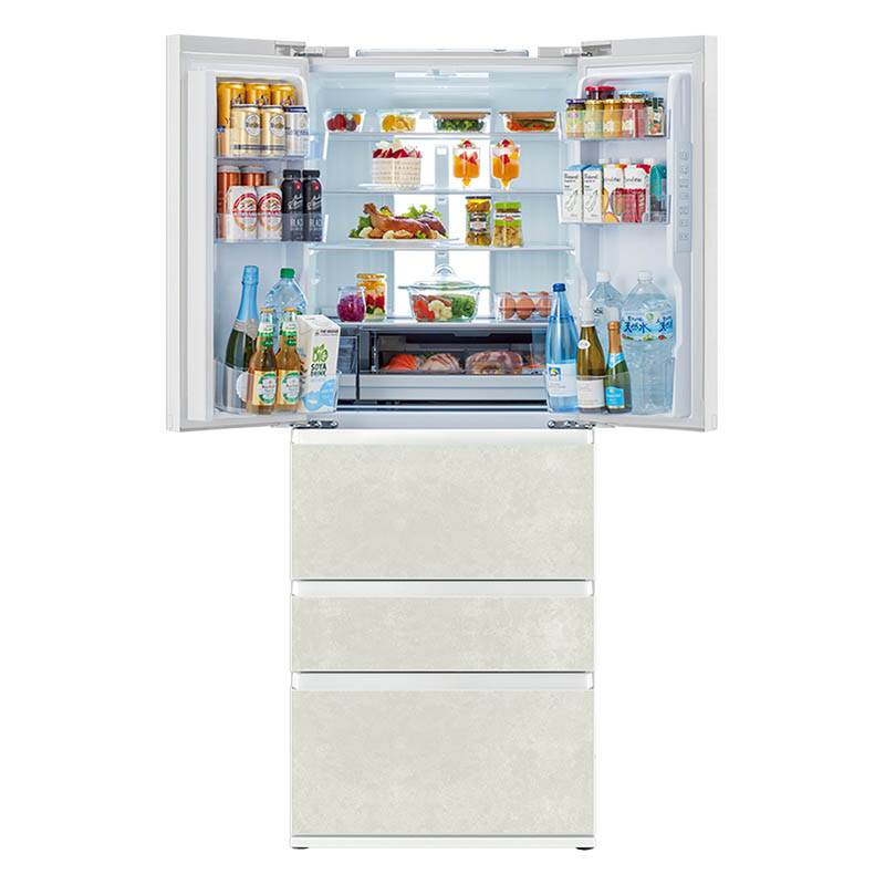 【お取り寄せ商品】506L 5ドア冷凍冷蔵 AQR-TX51R(W)