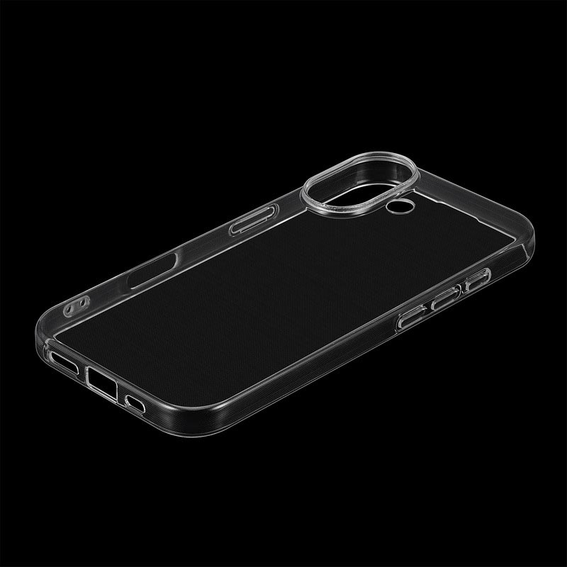 iPhone17ケース「UTILO Soft」耐衝撃ソフトケース クリア LN-IM25CSTCL