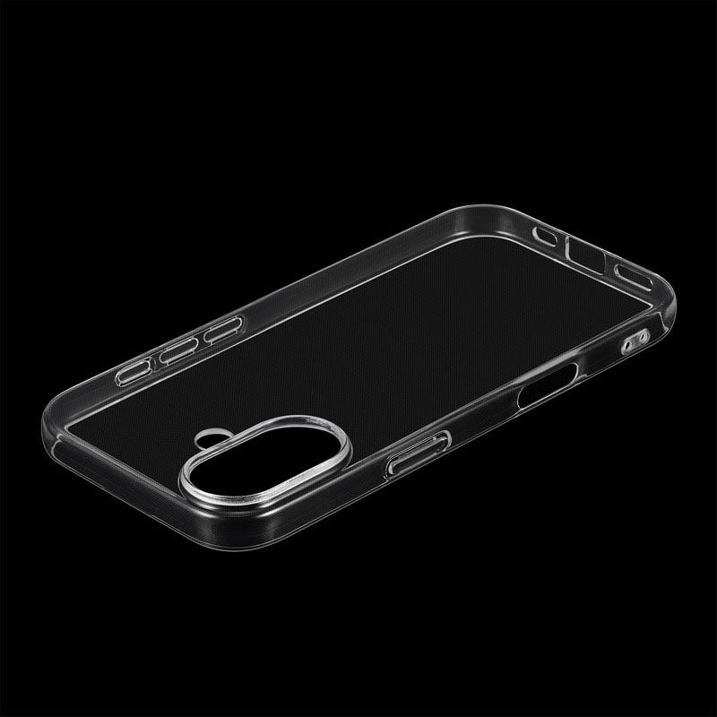 iPhone17ケース「UTILO Soft」耐衝撃ソフトケース クリア LN-IM25CSTCL