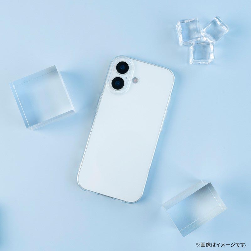 iPhone17ケース「UTILO Soft」耐衝撃ソフトケース クリア LN-IM25CSTCL