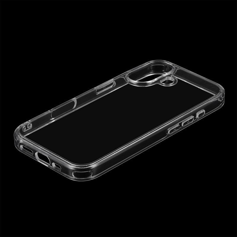 iPhone17 耐傷・耐衝撃ハイブリッドケース クリア LN-IM25CTHCL