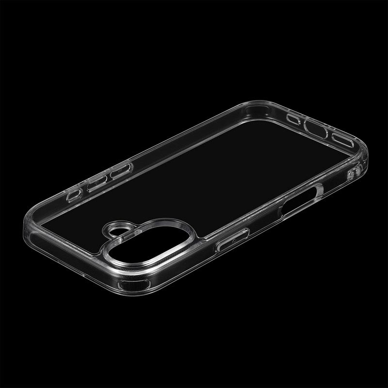 iPhone17 耐傷・耐衝撃ハイブリッドケース クリア LN-IM25CTHCL