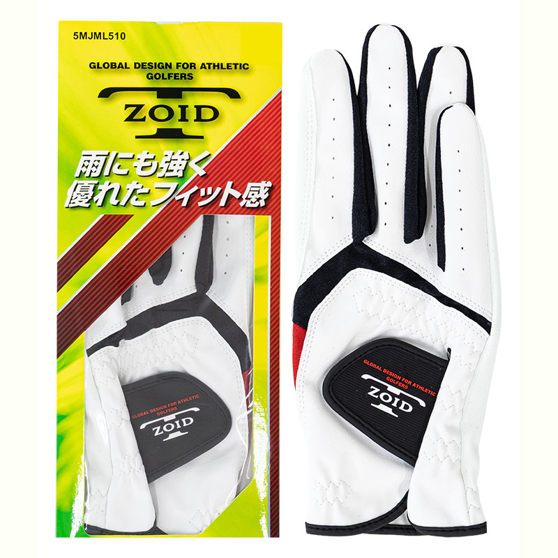 ゴルフグローブ T-ZOID ホワイト 左手