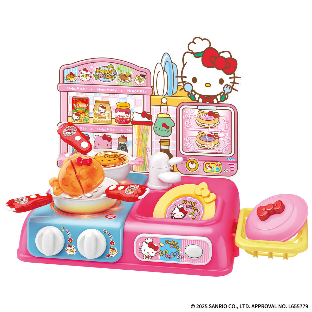Hello Kitty コンロがピカッ! ジュージューキッチン