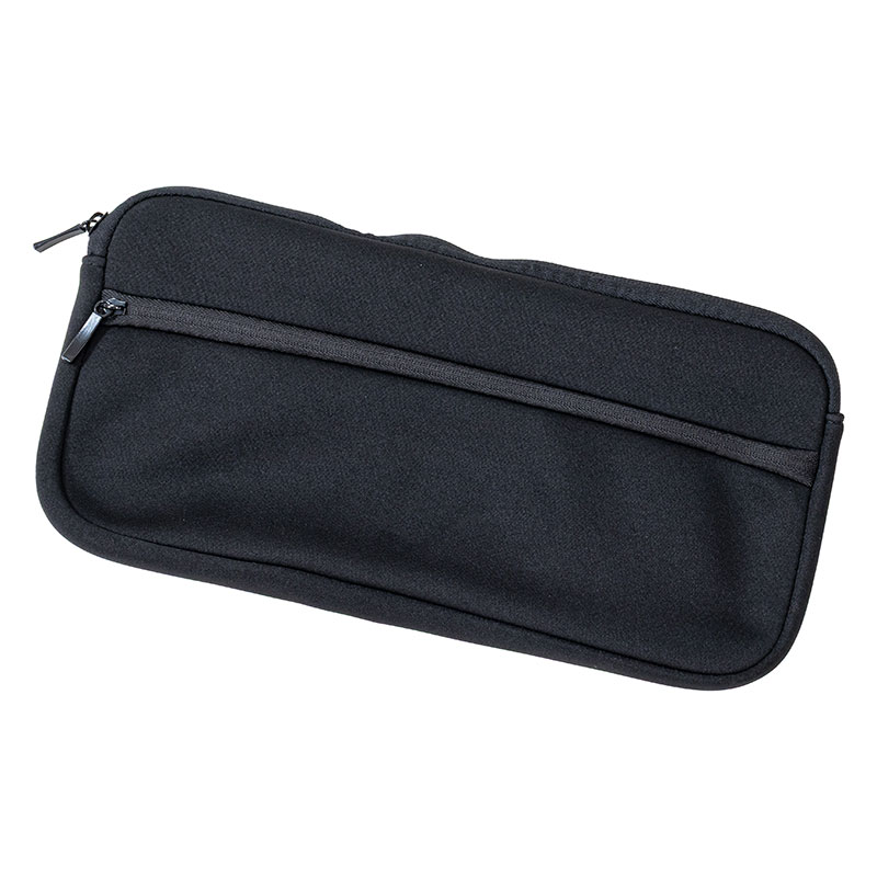 Switch2用シンプル布ポーチ ブラック ALG-NS2SPBK