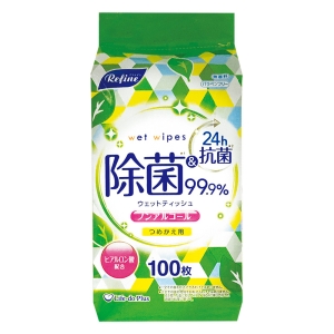 ノンアルコール除菌 ボトルつめかえ用 100枚