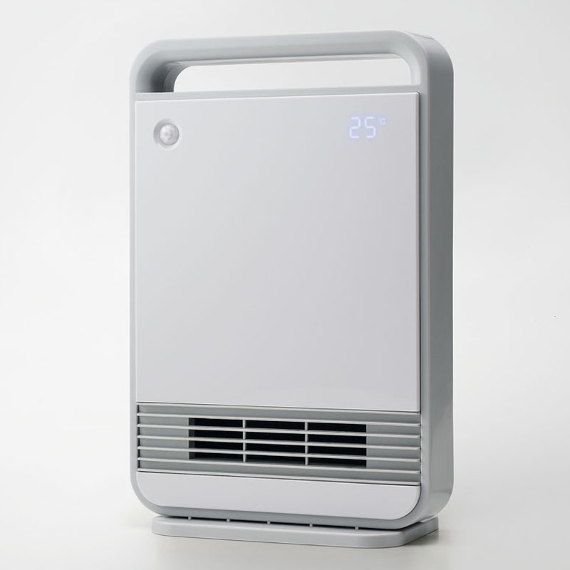 人感|室温センサー付 大風量セラミックヒーター CH-M2278WH ホワイト 