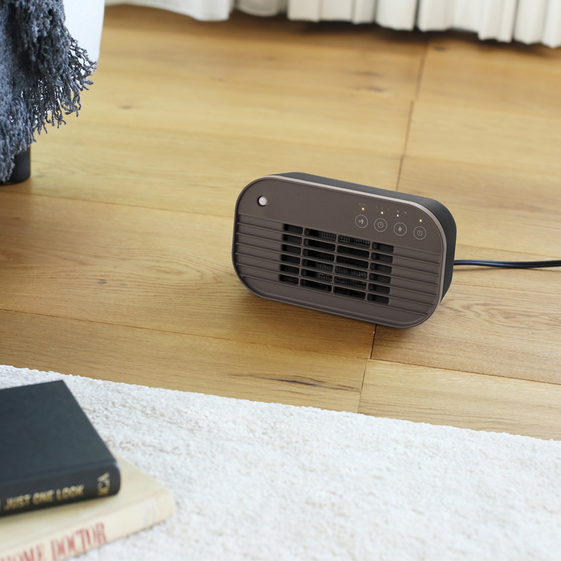 節電センサー付きミニセラミックヒーター CH-T2518BR ブラウン