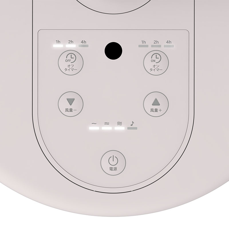 左右自動首振りリビングファン グレージュ LF-M2651GG