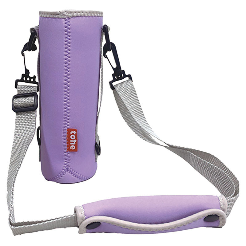 tone ボトルカバーショルダー Lサイズ ラベンダー ストラップパッド付