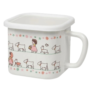 【お取り寄せ商品】ホーローマルチスクエアポット アルプスの少女ハイジ  ガス・IH対応