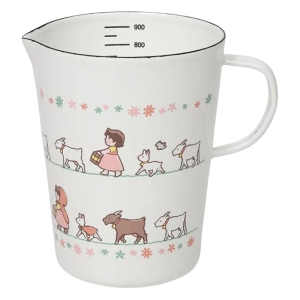 【お取り寄せ商品】ホーローメジャーカップ930ml アルプスの少女ハイジ