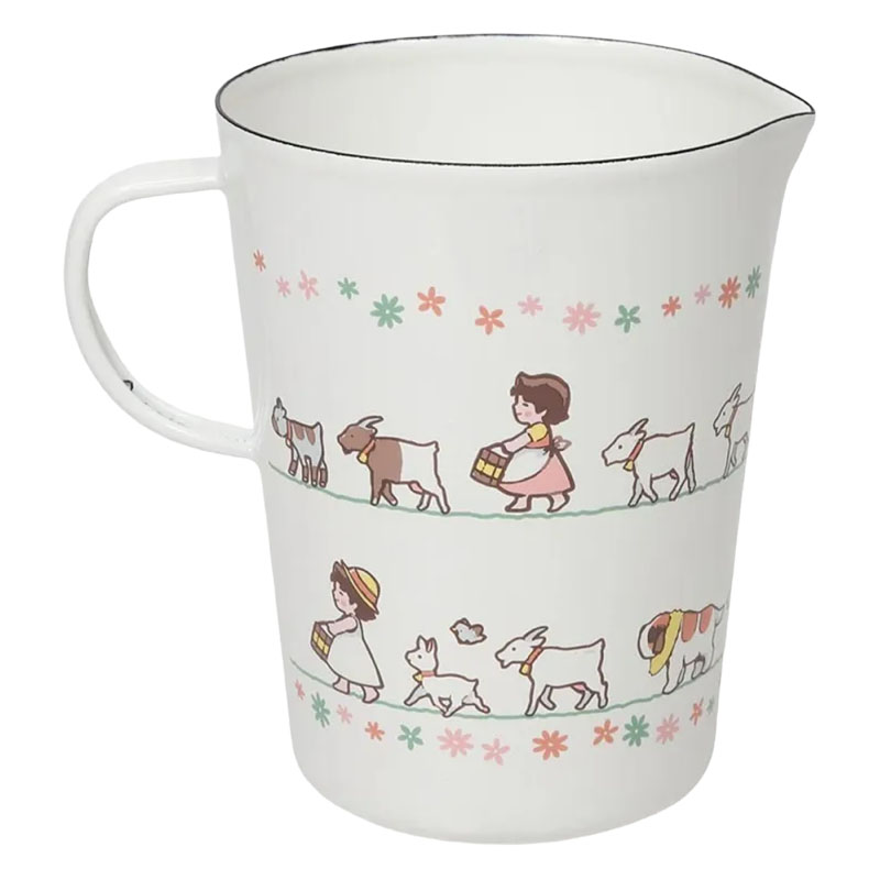 【お取り寄せ商品】ホーローメジャーカップ930ml アルプスの少女ハイジ