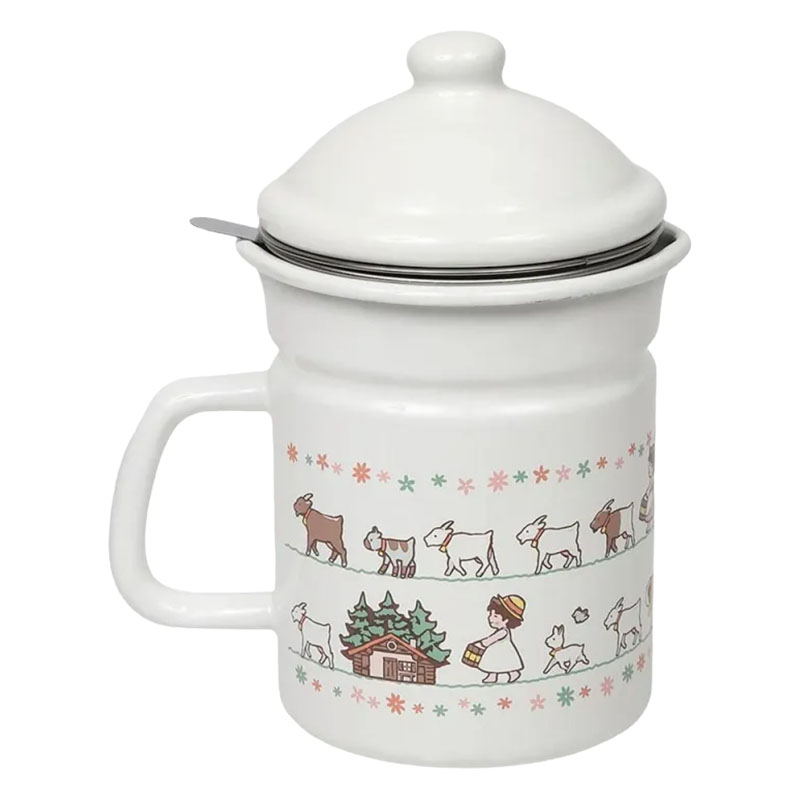 【お取り寄せ商品】ホーローオイルポット 1400ml アルプスの少女ハイジ