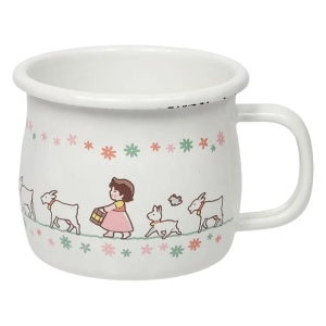 【お取り寄せ商品】ホーローマグカップ 380ml アルプスの少女ハイジ