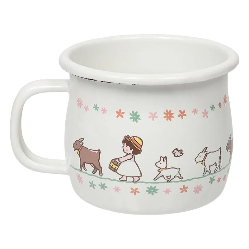 【お取り寄せ商品】ホーローマグカップ 380ml アルプスの少女ハイジ