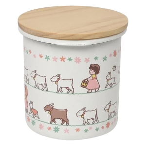 【お取り寄せ商品】ホーローキャニスター アルプスの少女ハイジ