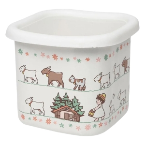 【お取り寄せ商品】ホーローキューブストッカーS アルプスの少女ハイジ