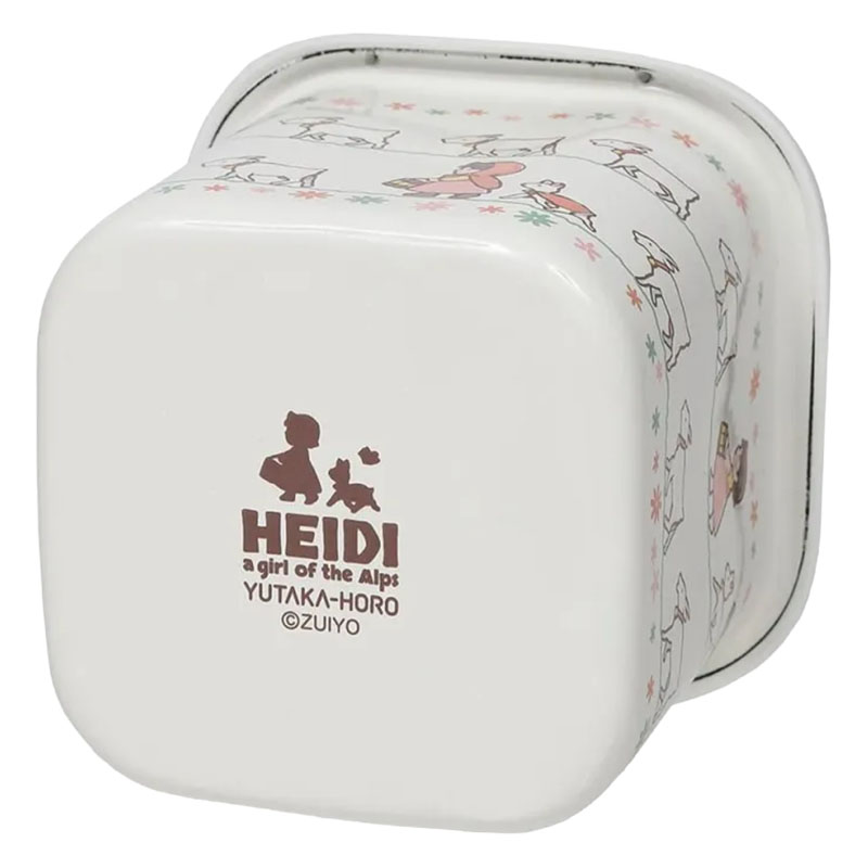 【お取り寄せ商品】ホーローキューブストッカーS アルプスの少女ハイジ