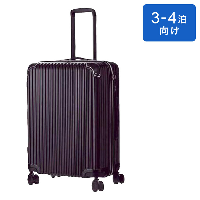 新品○RICARDO○ スーツケース 58L 4輪 キャリーケース 3泊-6泊 - 旅行